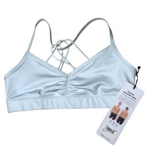 NWT ALO Yoga - Sunny Strappy Sports Bra - Pale Blue Small